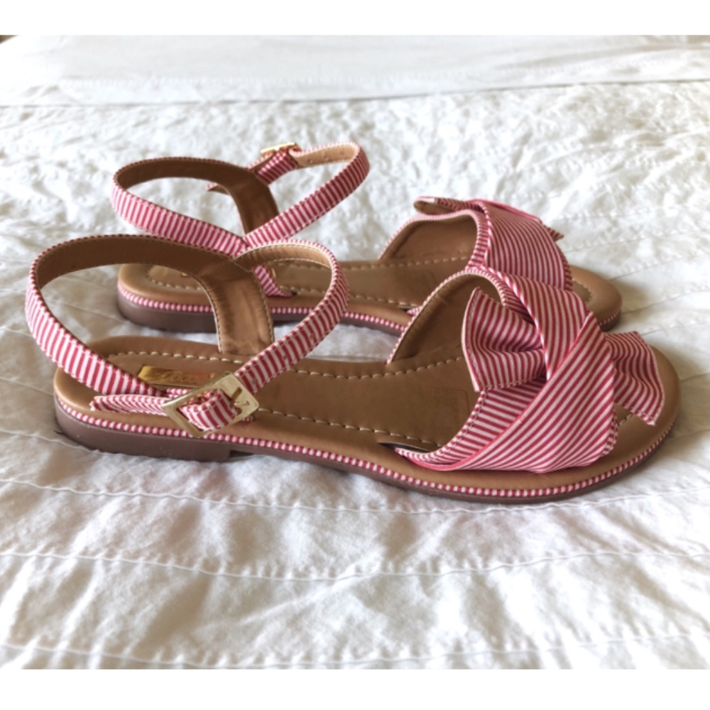Bata red sandals